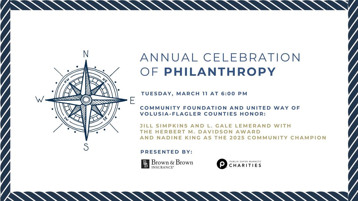 ANNUAL CELEBRATION OF PHILANTHROPY