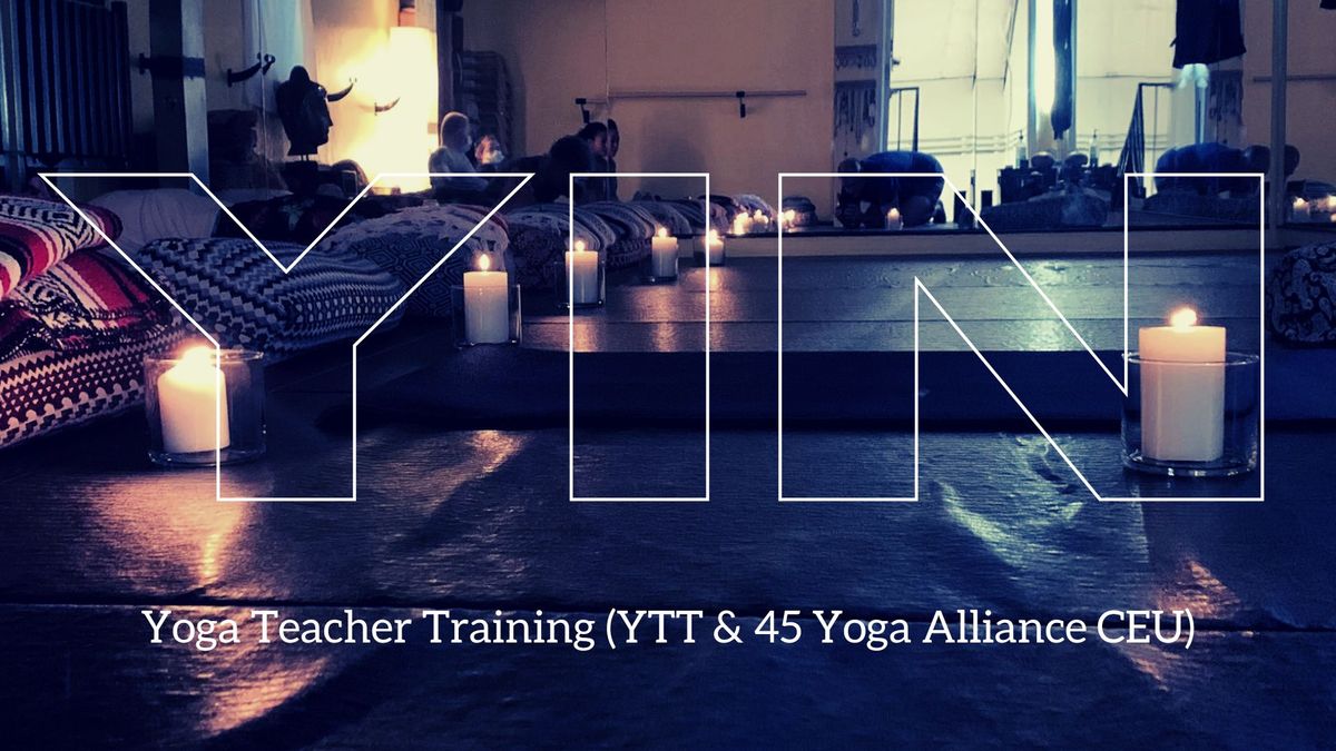 Yin Yoga Teacher Training (YTT & 45 YA CEU)