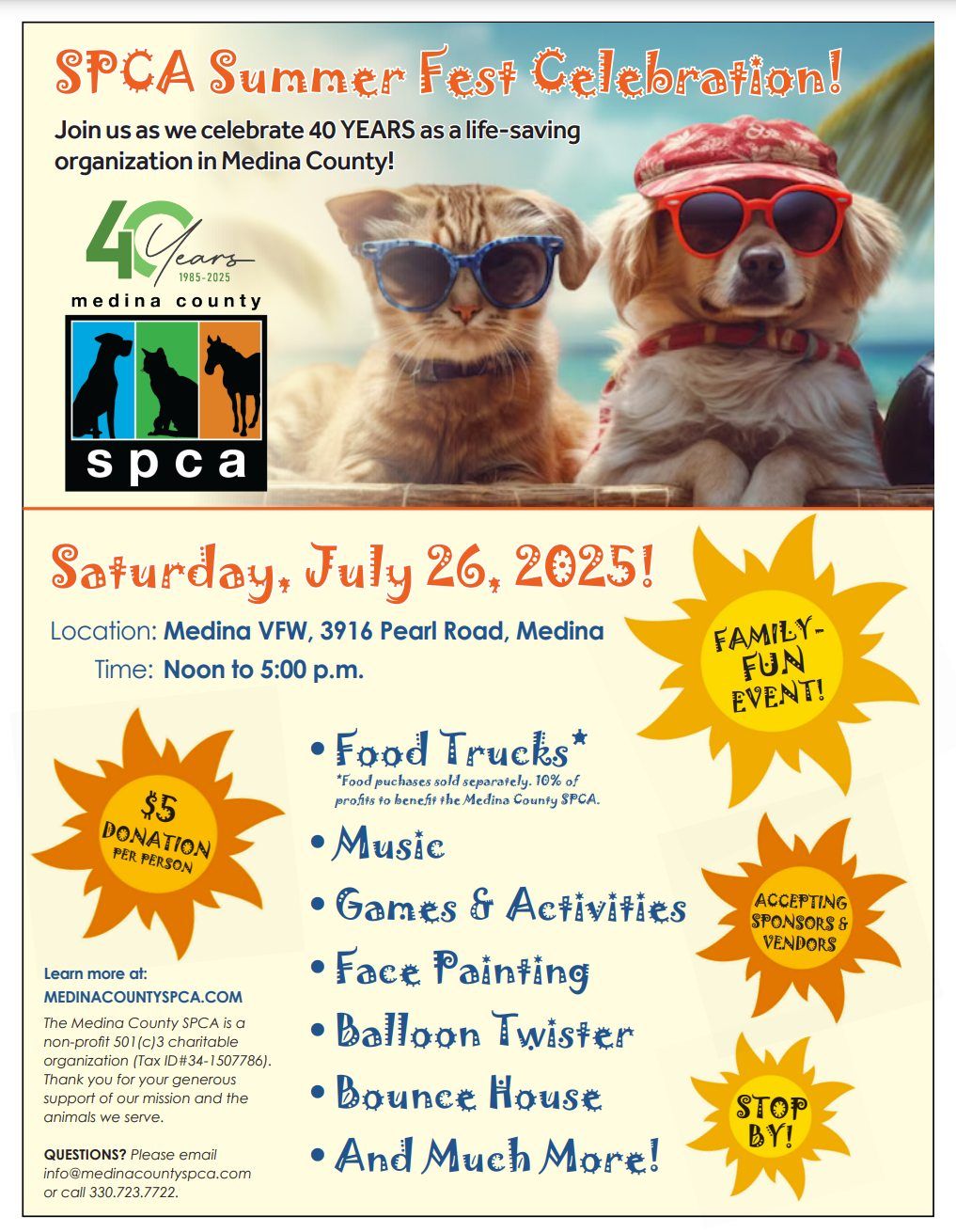 MCSPCA Summer Fest Celebration