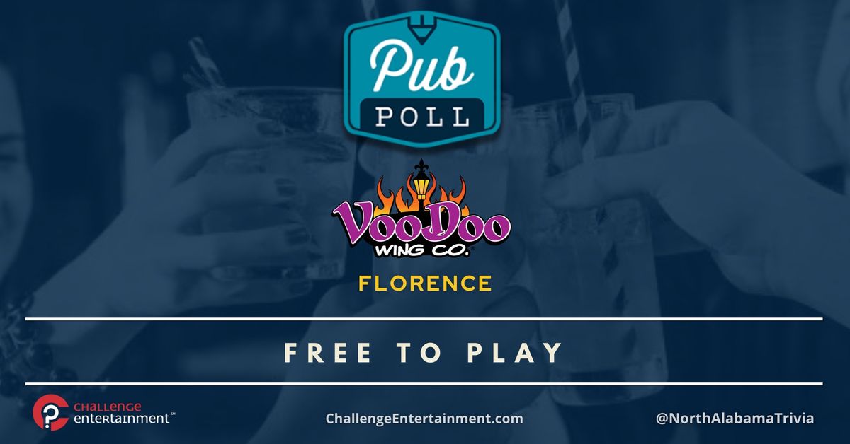 Pub Poll Game Nights at VooDoo Wing Company