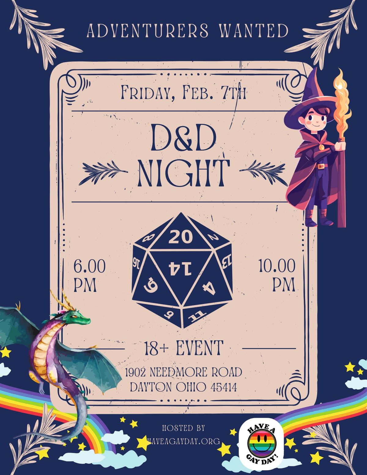 D&D Night at Have A Gay Day 