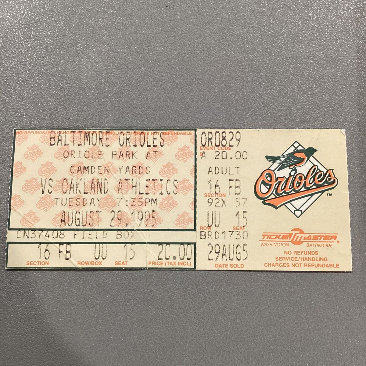 Baltimore Orioles at Athletics Tickets