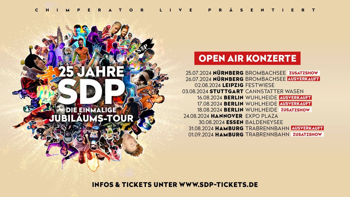 SDP \u2022 25 Jahre SDP \u2013 Die einmalige Jubil\u00e4ums-Tour 2024 \u2022 Stuttgart