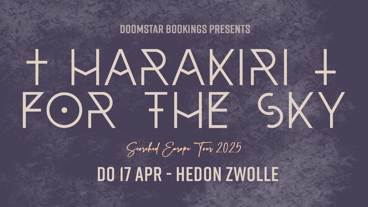 HARAKIRI FOR THE SKY | HEDON ZWOLLE