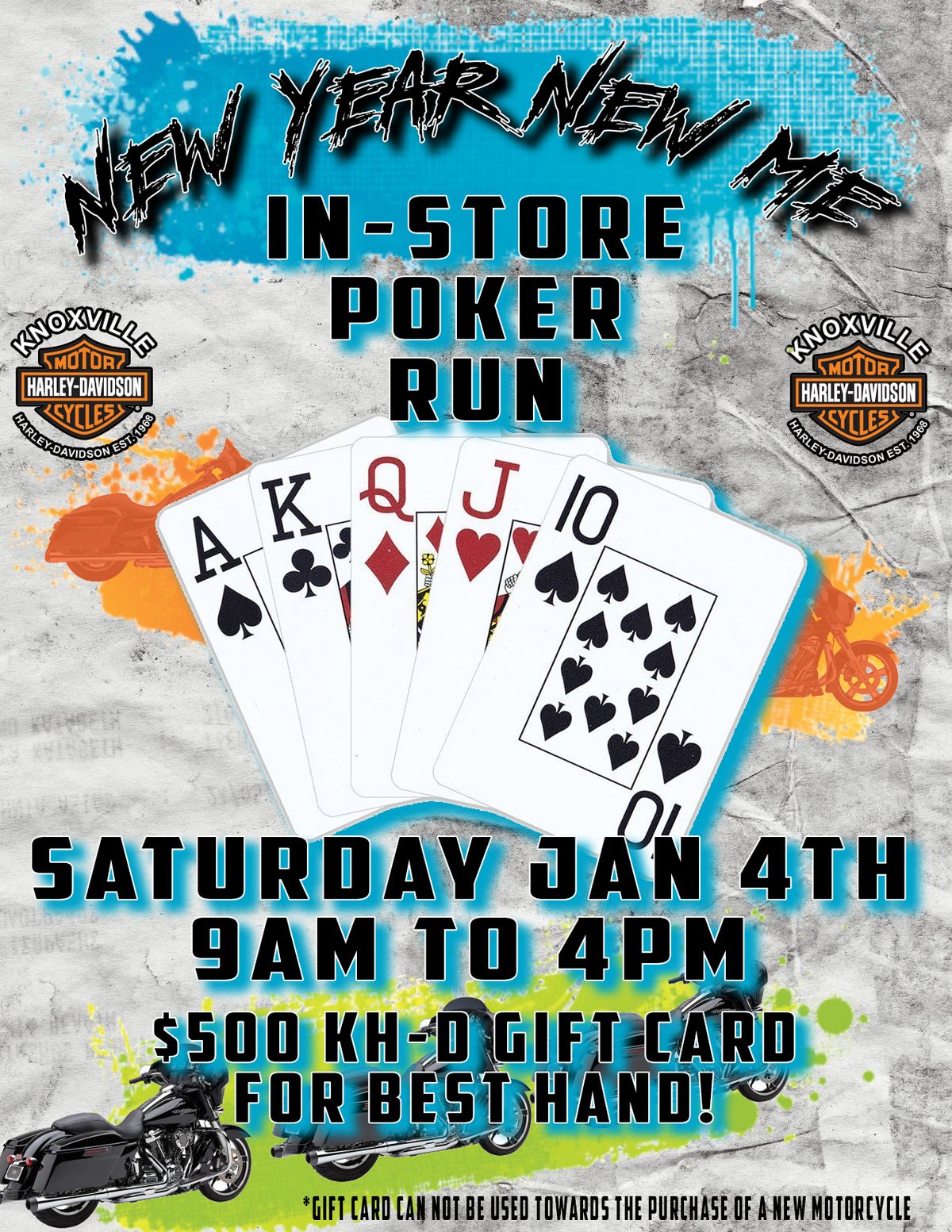 New Year New Me IN-STORE Poker Run