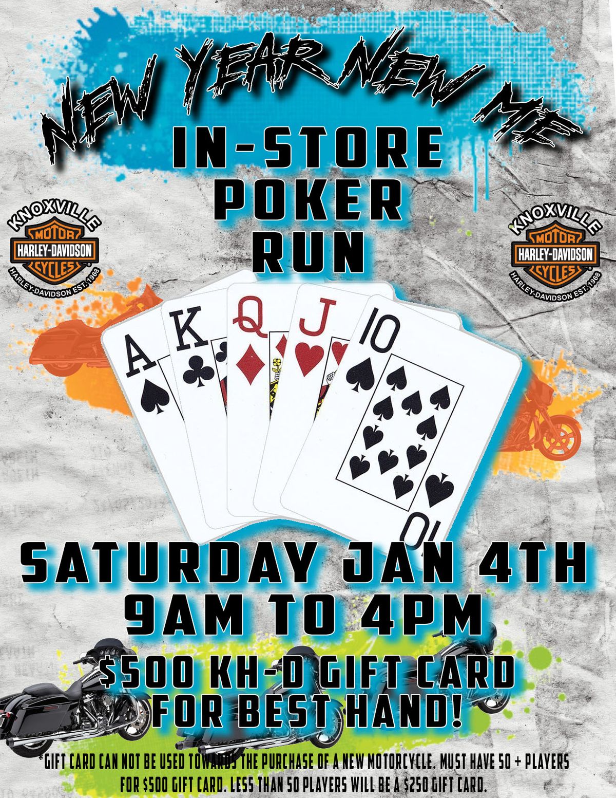 New Year New Me IN-STORE Poker Run