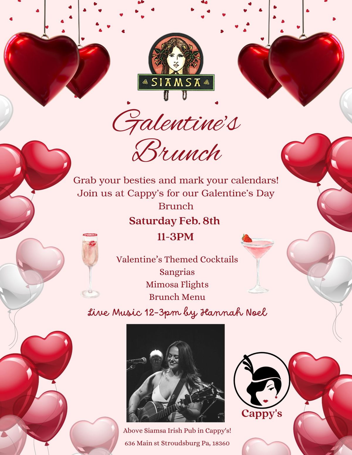 Siamsa Galentine's Brunch featuring Hannah Noel