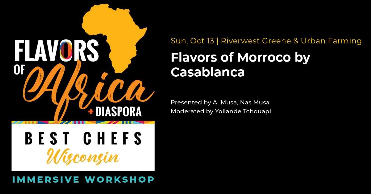 Immersive Workshop: Flavors of Morroco by Casablanca