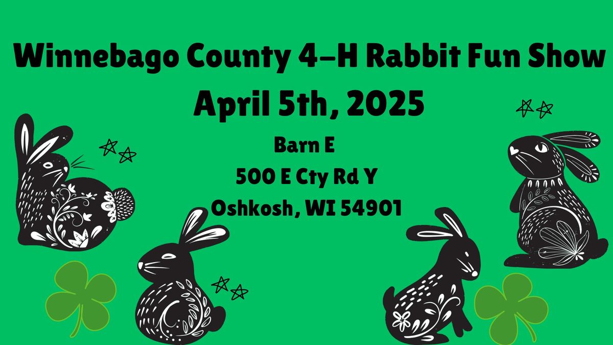 Winnebago County 4-H Rabbit Fun Show