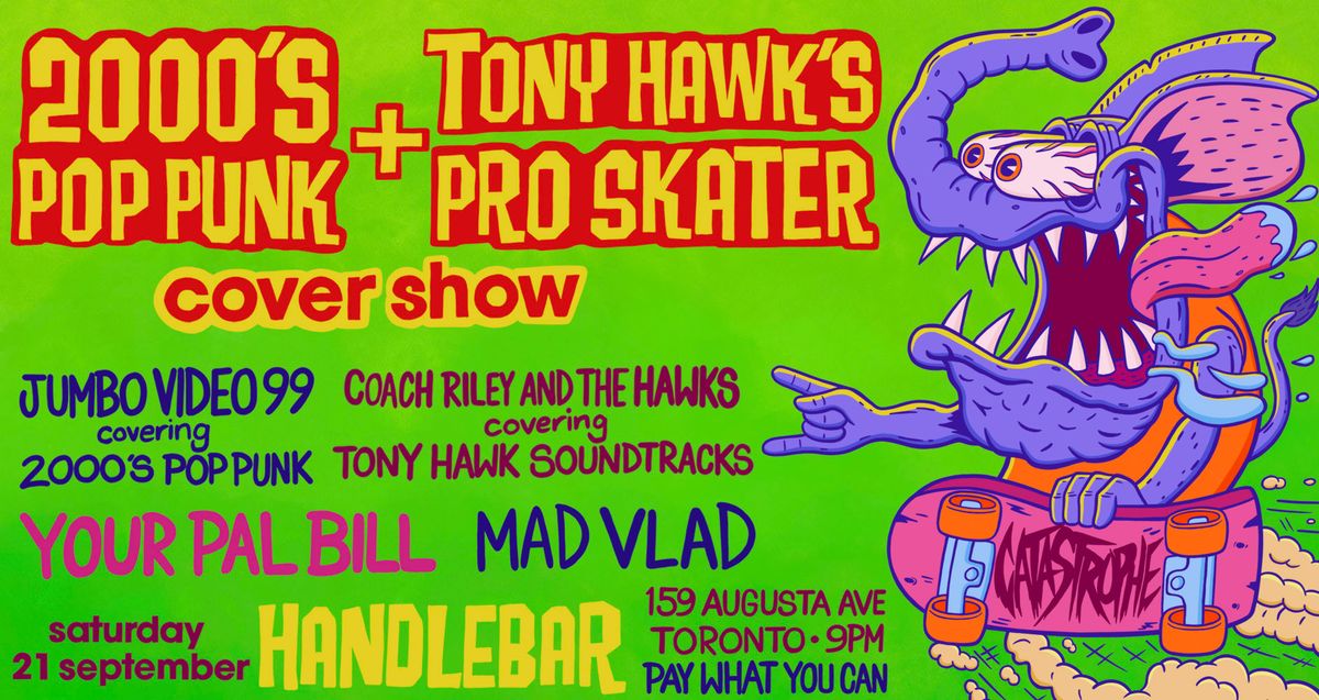 2000s Pop Punk and Tony Hawk's Pro Skater cover show w\/ Your Pal Bill