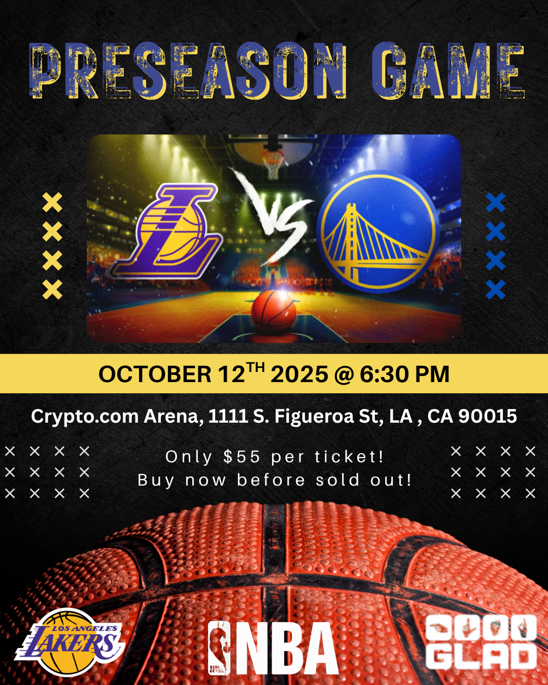 Los Angeles Lakers at Golden State Warriors at Chase Center