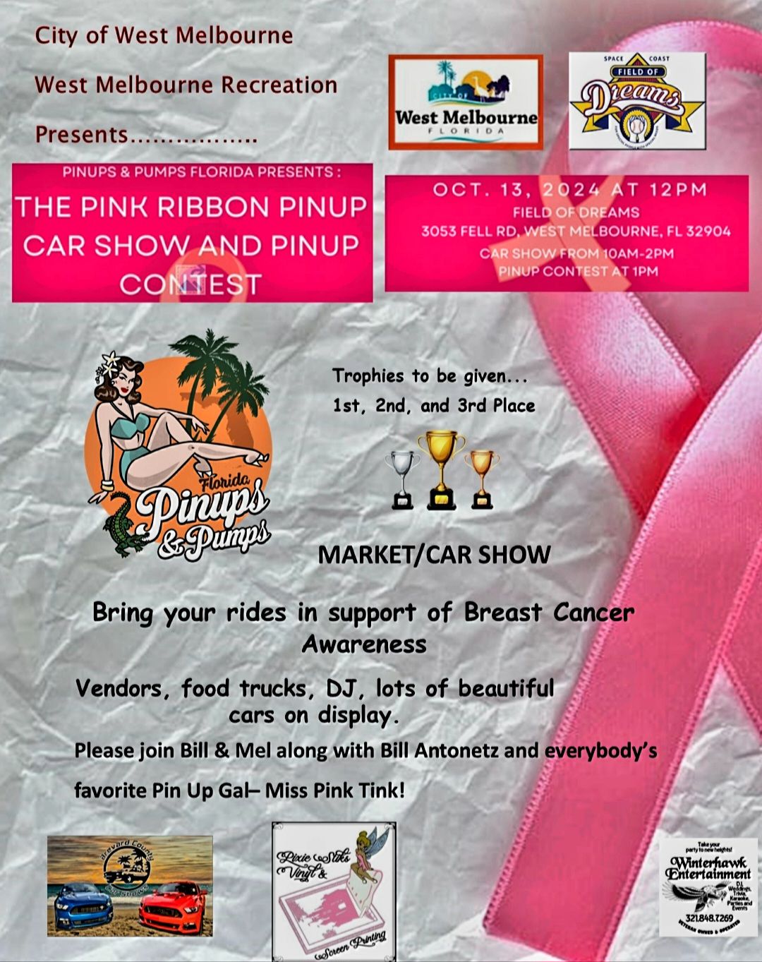 The Pink Ribbon Pinup Car Show and Pinup Contest.