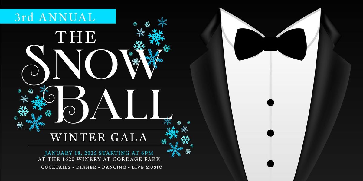 3rd Annual Snow Ball Gala at The 1620 Winery