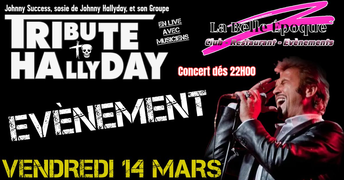 Concert Tribute to HALLYDAY ( Gilles Glab)