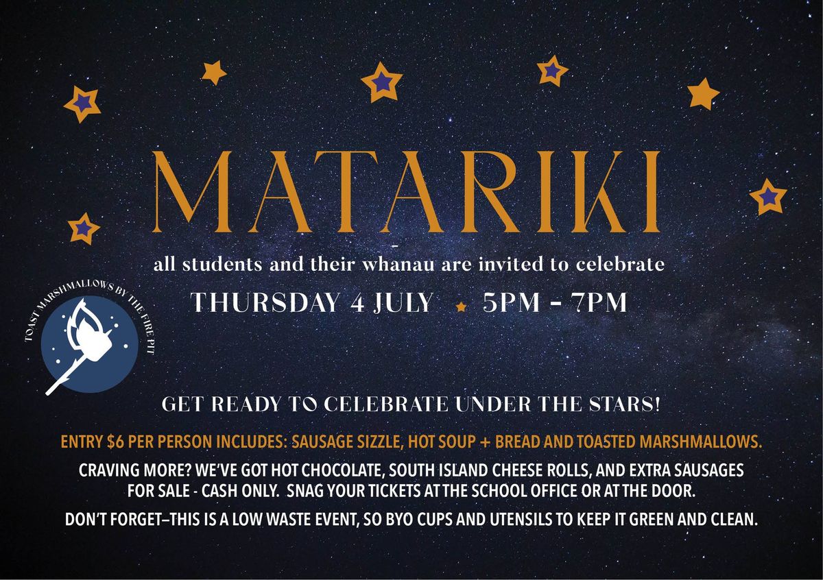 Matariki Celebration, Under the Stars!