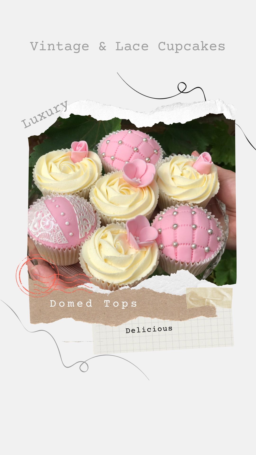 Vintage & Lace Cupcake Class