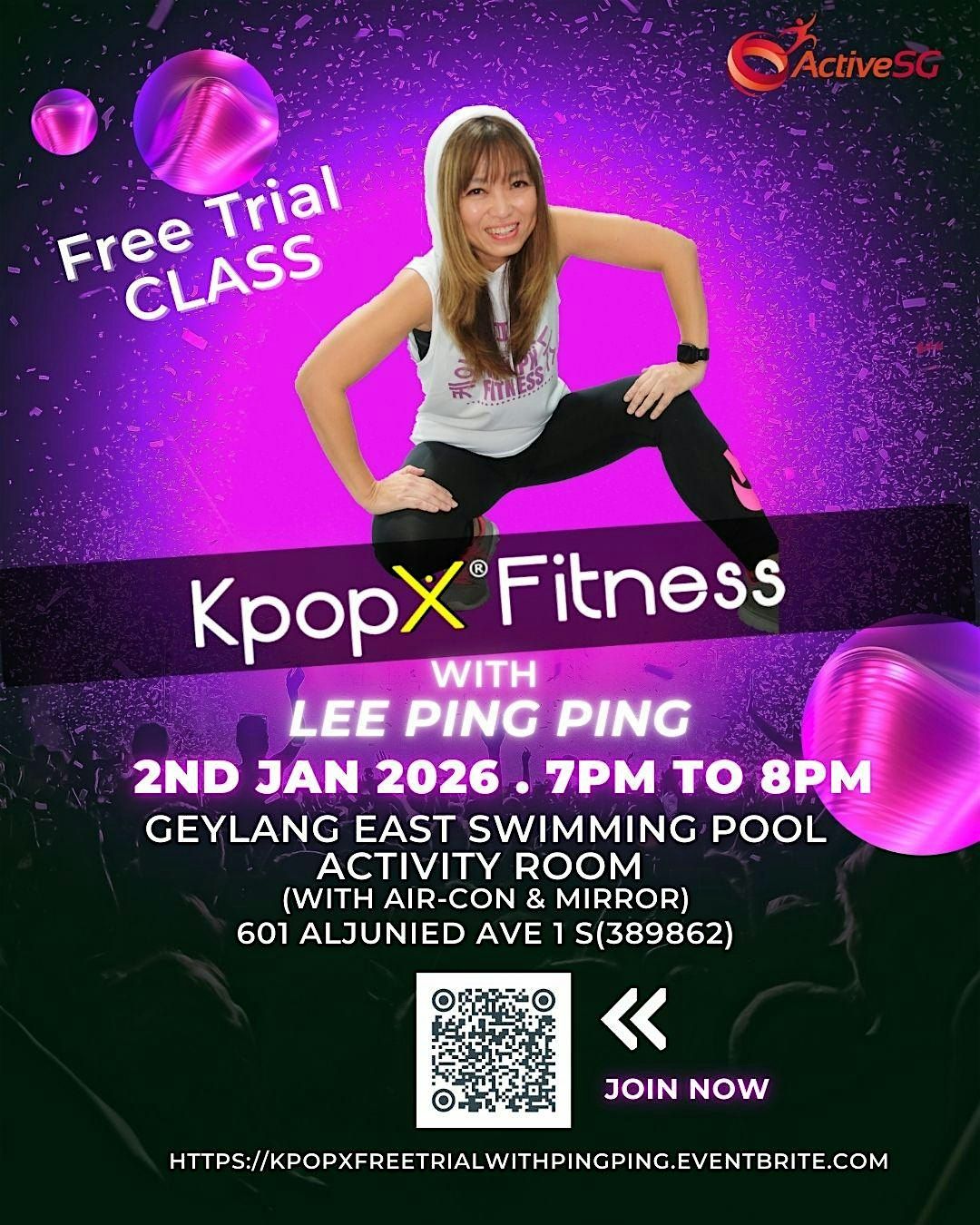 FREE KpopX\u00ae Fitness Trial Class! with Ping Ping