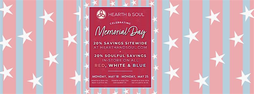 Memorial Day Savings