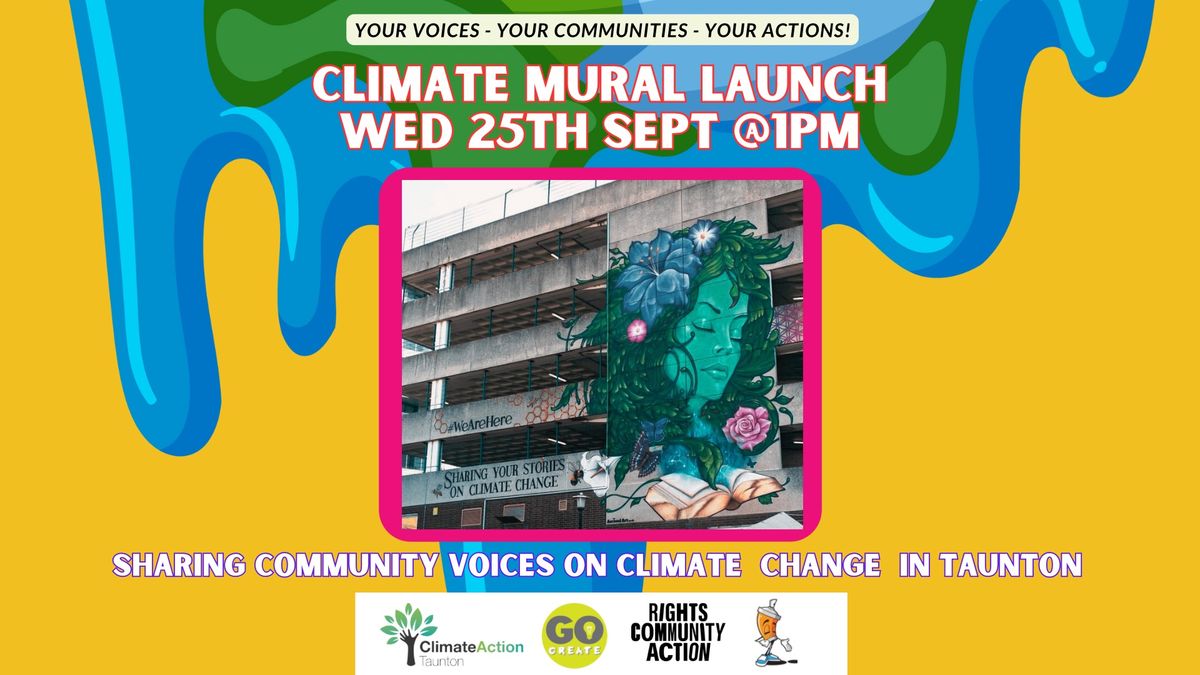 Climate Mural Launch Event