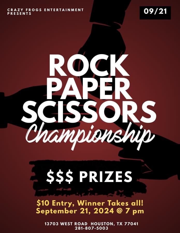 Rock Paper Scissor Championship at Crazy Frogs