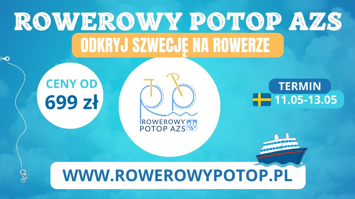 Rowerowy Potop AZS 2025 \u2013 Wyjazd 1 (11-13 maja 2025)