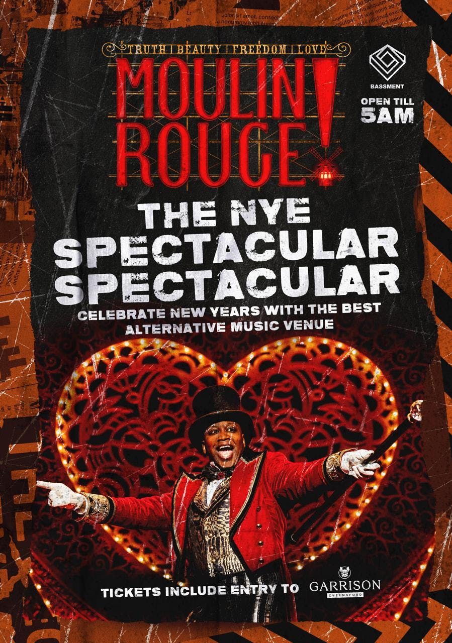 \ud83c\udfad\u2728 Bassment Presents: Moulin Rouge New Year\u2019s Eve \u2728\ud83c\udfad