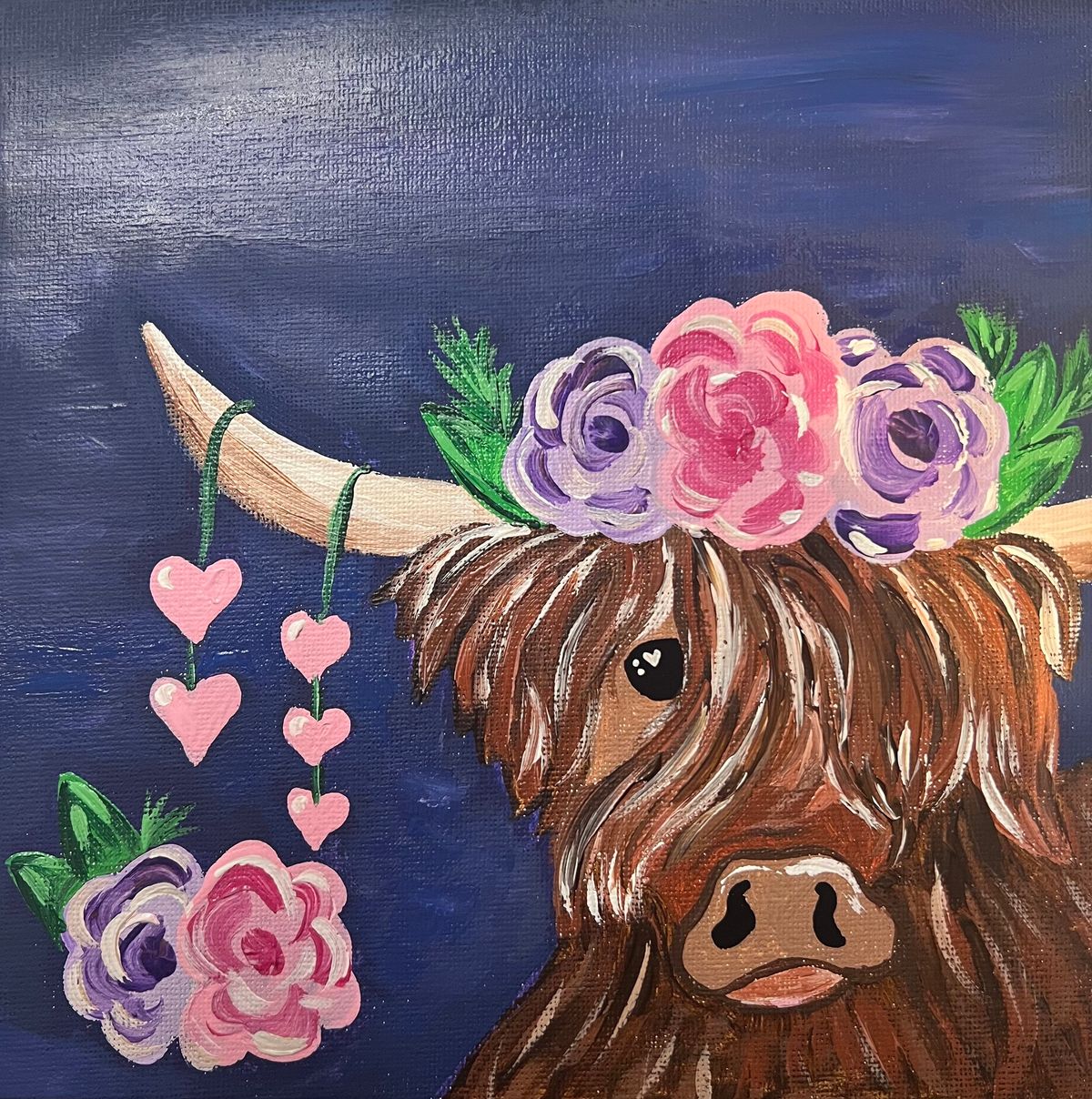 Love Highlander Painting Class