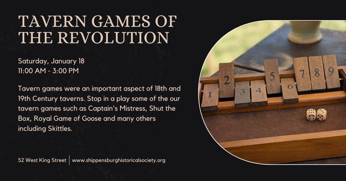 Tavern Games of the Revolution