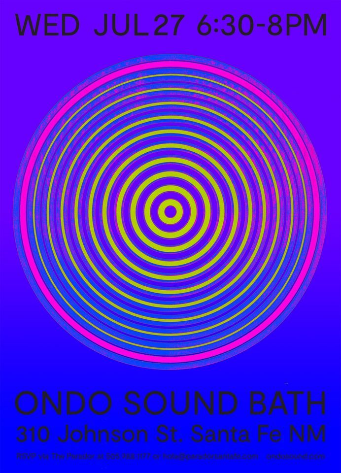 Sound Bath by Shane Aspegren, Johnson St, Santa Fe, NM 87501, United