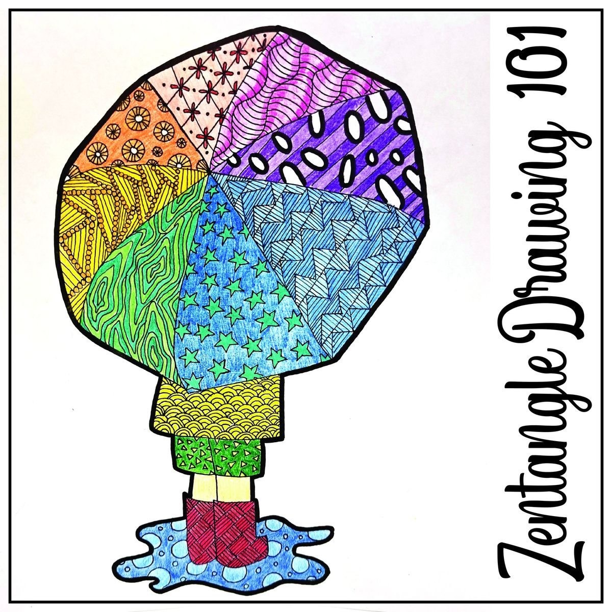 Summer Art Camp - Mindfulness with Zentangles (Adult)