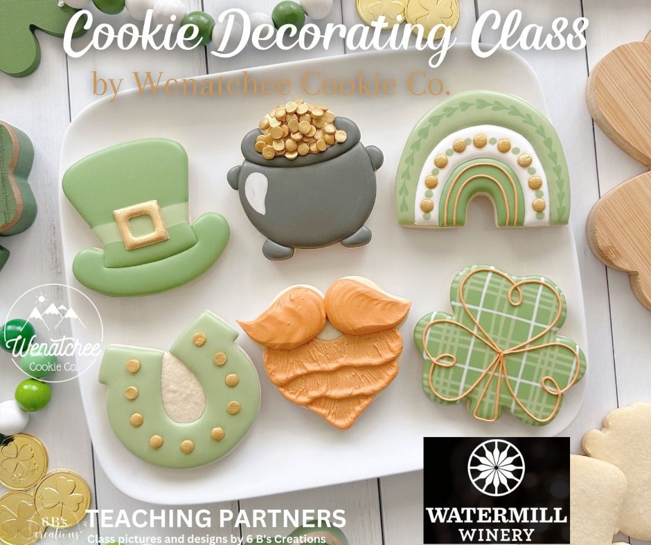 Cookie Decorating Class with Wenatchee Cookie Co. @ Watermill Winery on the Ave. 