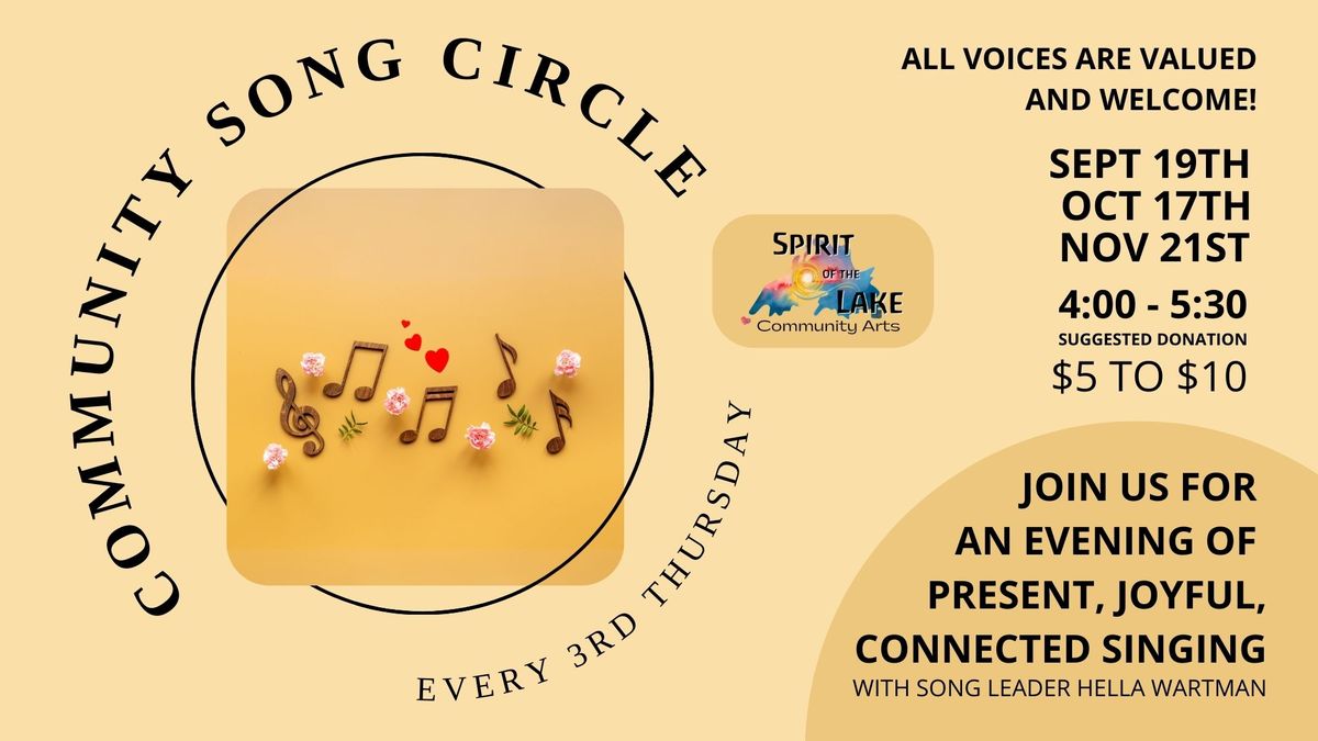 Community Song Circle FALL 2024