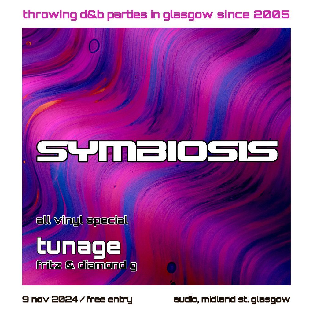 Symbiosis Drum & Bass All Vinyl special with Tunage DJs