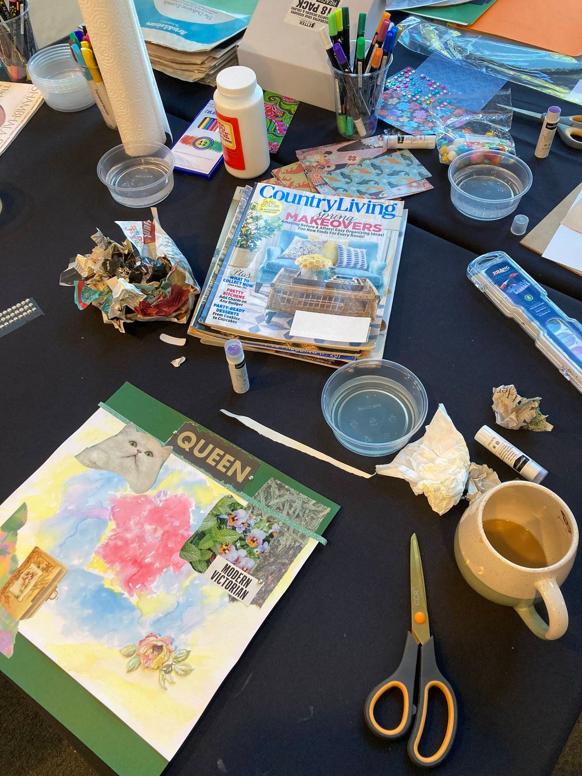 Multi-Media Seattle-Themed Collages - Free Art Workshop at Westlake Park