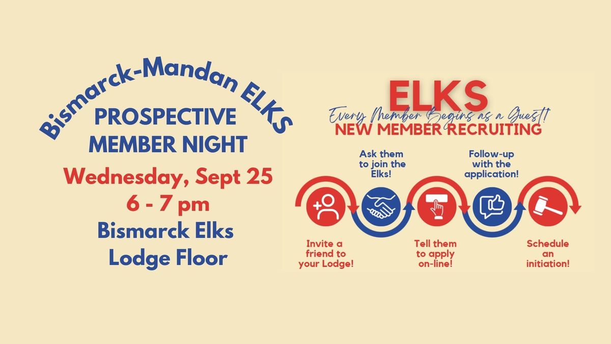 Bismarck ELKS Prospective Member Night