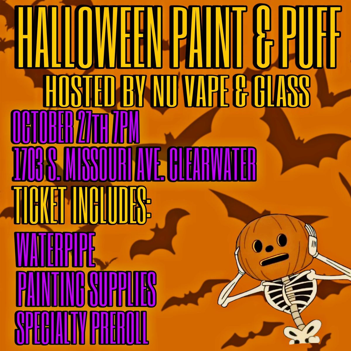 Halloween Paint & Puff 