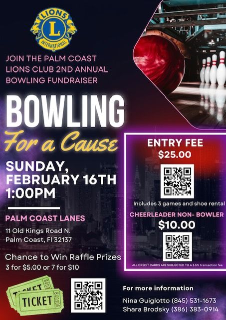 Palm Coast Lions Bowling for a Cause