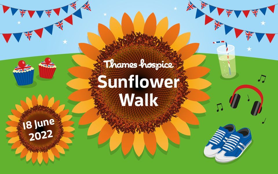 Sunflower Walk 2022, Thames Hospice, Bracknell, 18 June 2022
