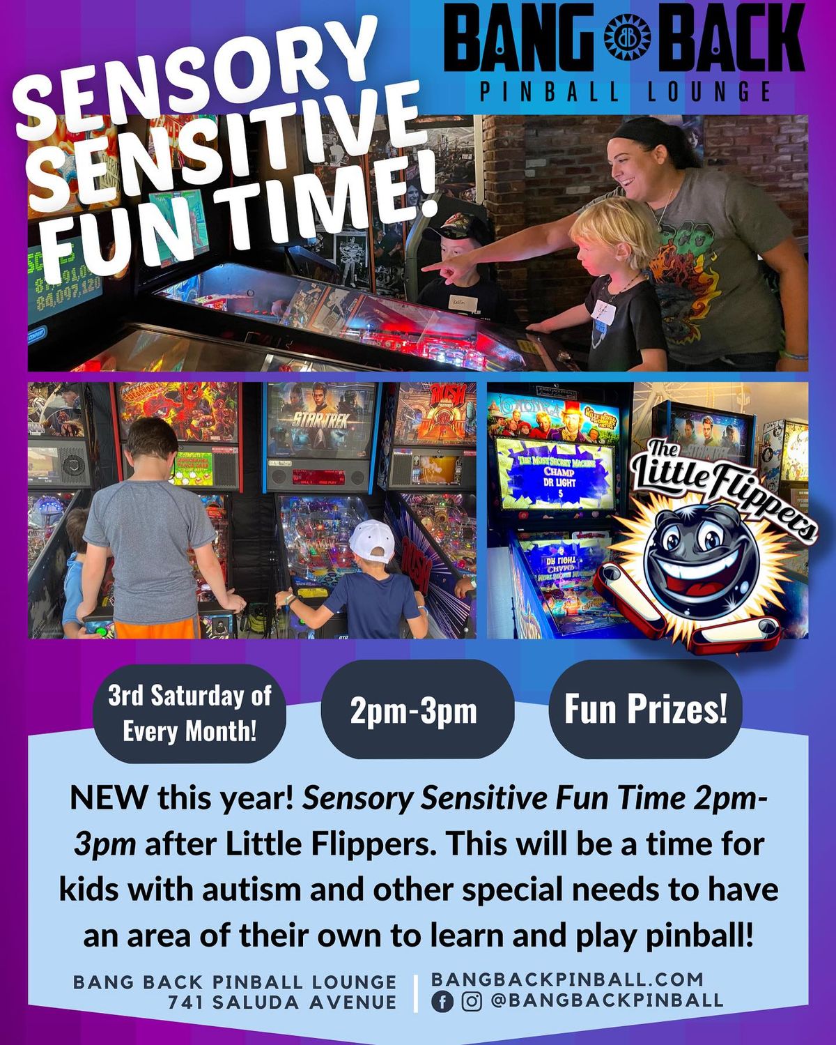 Sensory Sensitive Fun Time at Bang Back!