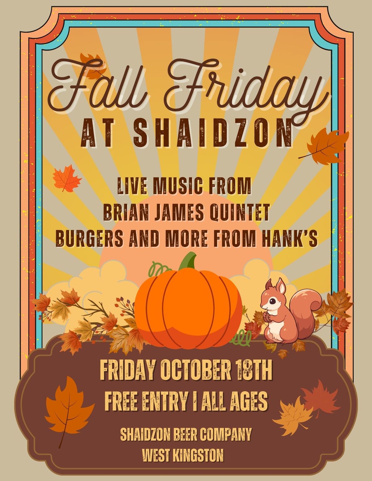 Fall Friday at Shaidzon