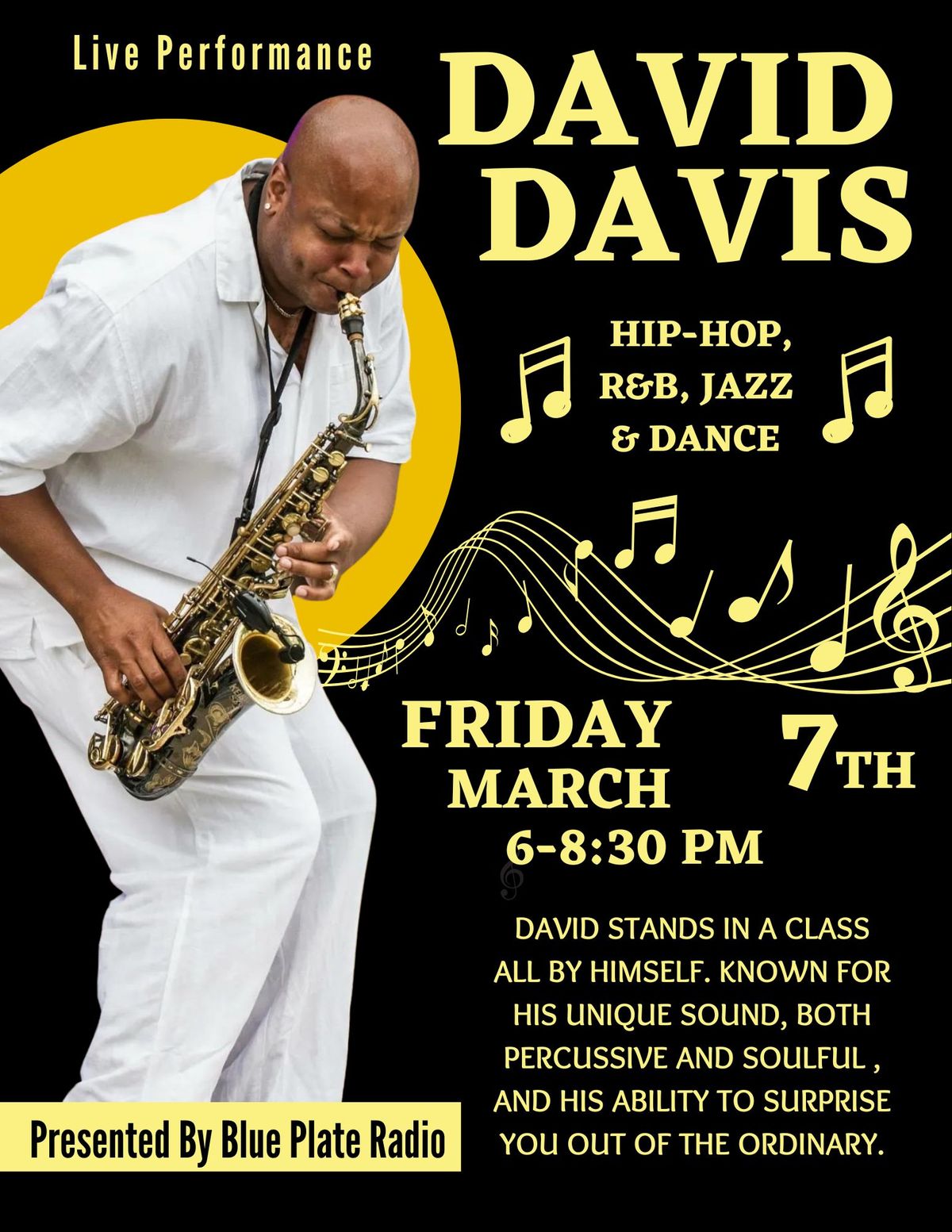 David Davis On Sax Returns!