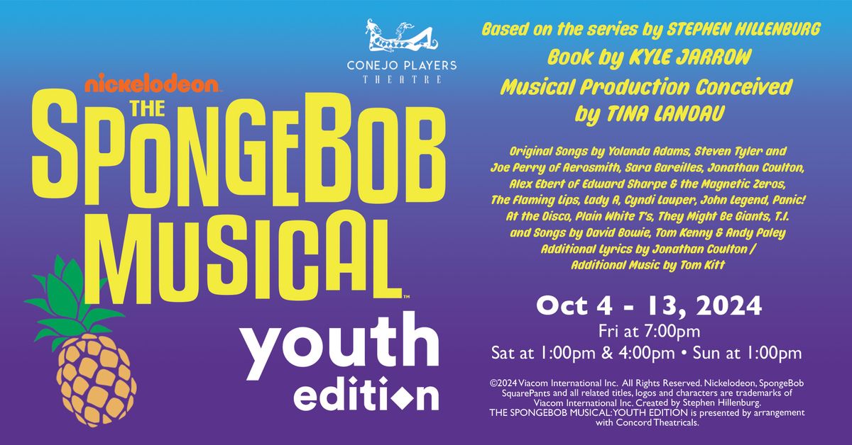 Auditions: The Spongebob Musical: Youth Edition