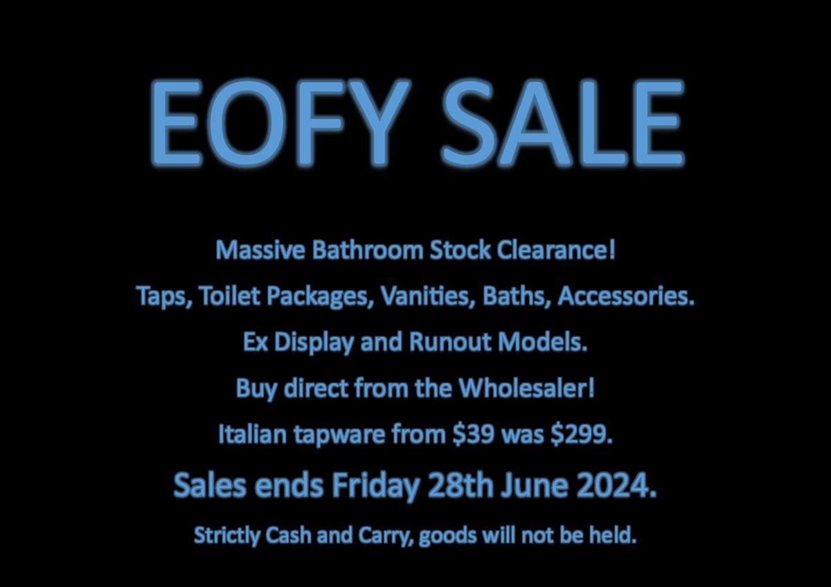 The Bathroom Sale of the Century\/Month!