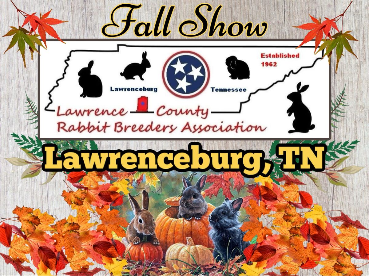 LCRBA 2024 Annual Fall Rabbit Show