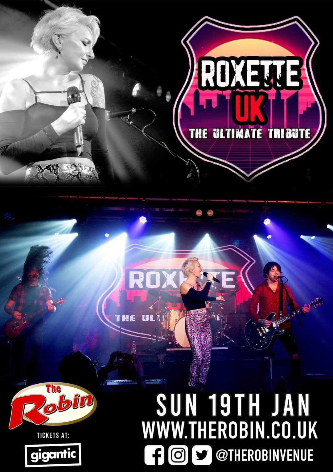 Roxette UK \/ The Robin, Bilston Sun 19th Jan 2025