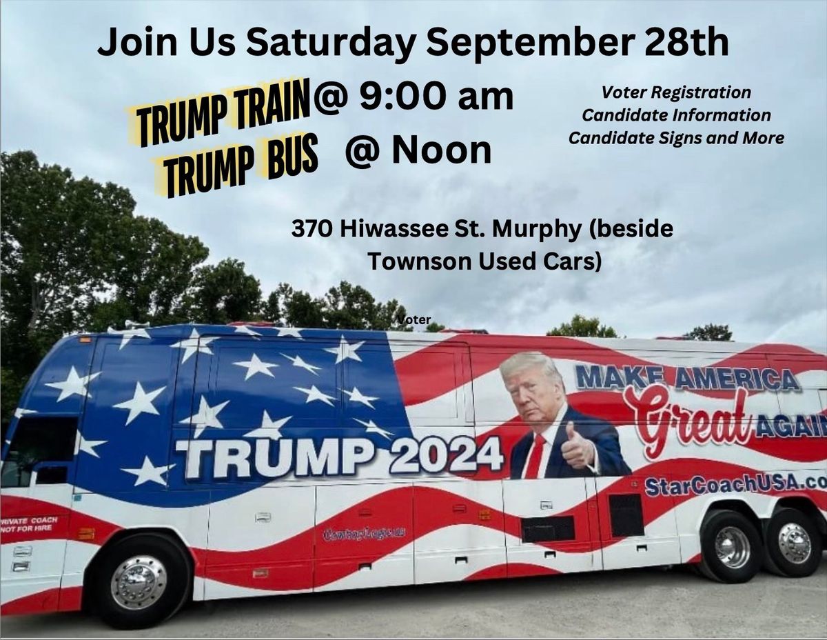 Trump Train and Trump Bus!