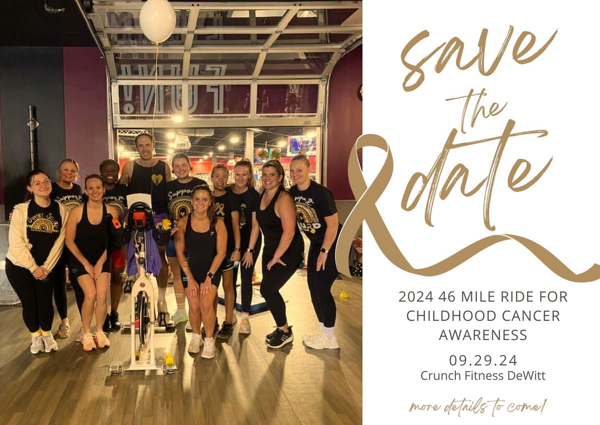 2024 46 Mile Ride for Childhood Cancer Awareness