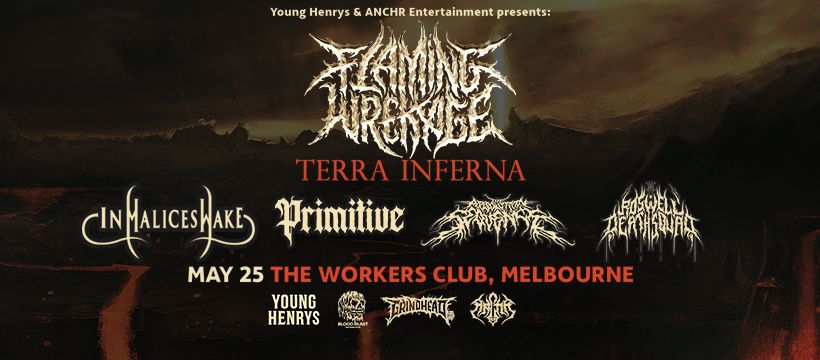 Flaming Wrekage - Terra Inferna Album Launch, Melbourne 