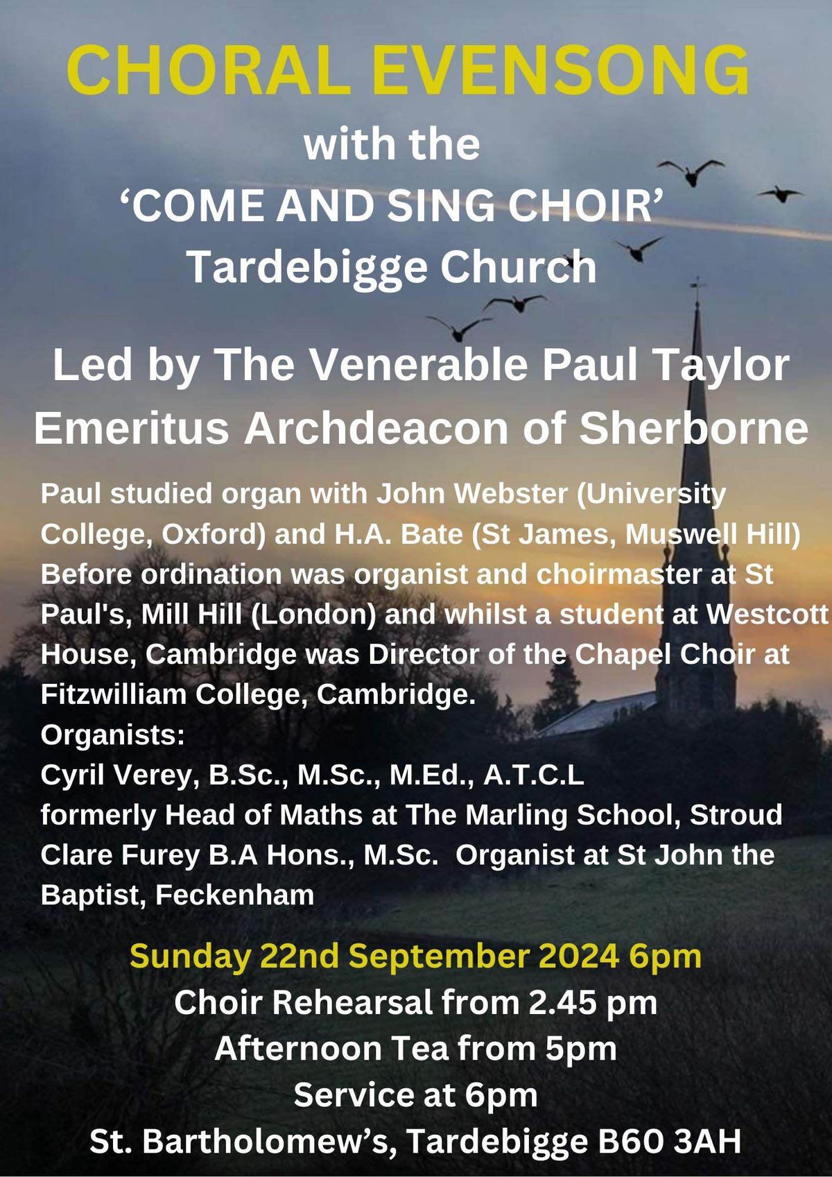 Come and Sing Evensong