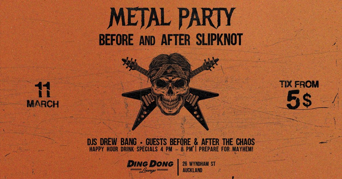 Metal Party Before and After Slipknot